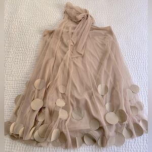 Trapeze, halter party dress